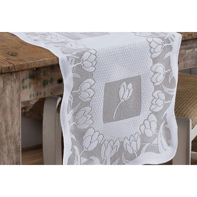 Caminho de Mesa Tulipas 40cm x 1,50m Suzigan