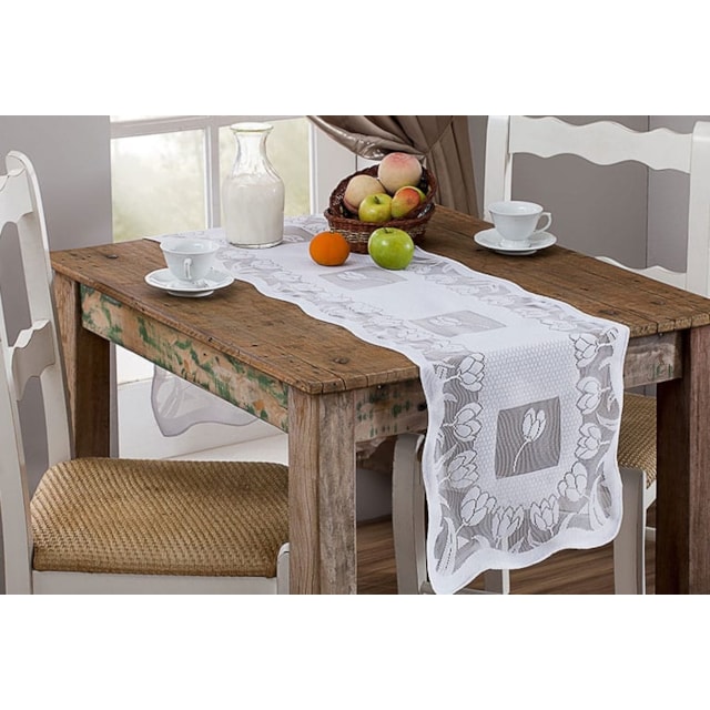 Caminho de Mesa Tulipas 40cm x 1,50m Suzigan