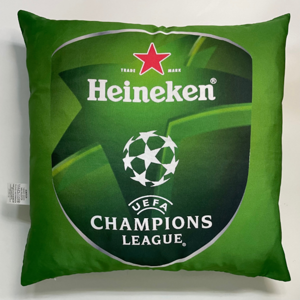 Capa de Almofada 40cm X 40cm Estampa Divertida - Heineken Capa de Almofada 40cm X 40cm Estampa Divertida - Heineken