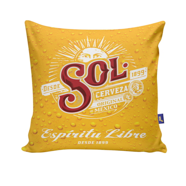 Capa de Almofada 40cm x 40cm NSW Print Decorativas - Sol Capa de Almofada 40cm x 40cm NSW Print Decorativas - Sol