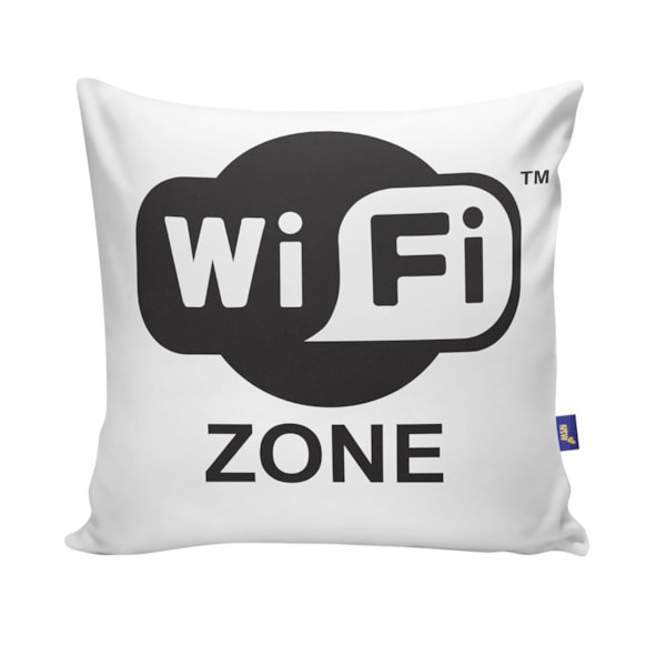 Capa de Almofada 40cm x 40cm NSW Print Decorativas - Wifi Capa de Almofada 40cm x 40cm NSW Print Decorativas - Wifi
