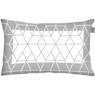 Capa de Almofada Sonhos Veludo 30cm x 50cm Unique Cinza - Seven