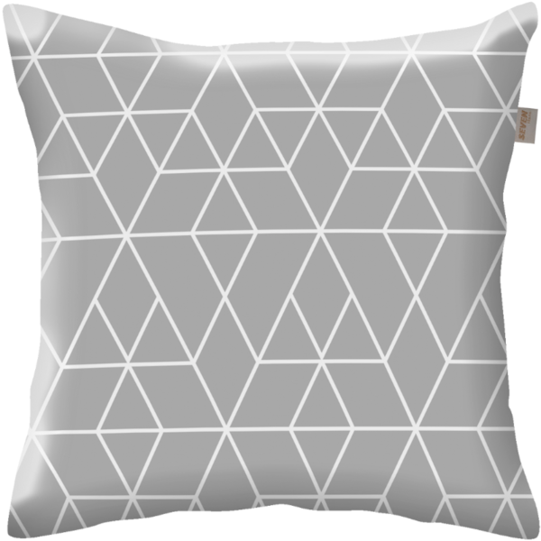 Capa de Almofada Sonhos Veludo 45cm x 45cm Unique Cinza - Seven Capa de Almofada Sonhos Veludo 45cm x 45cm Unique Cinza - Seven