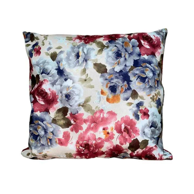 Capa de Almofada Veludo Estampada 43X43 Gonçalves - Floral