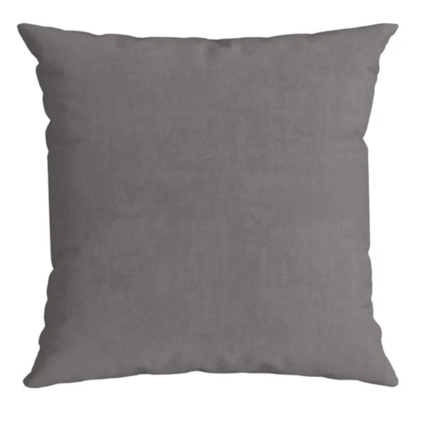 Capa de Almofada Veludo Lisa 43X43 Gonçalves - Prata Capa de Almofada Veludo Lisa 43X43 Gonçalves - Prata