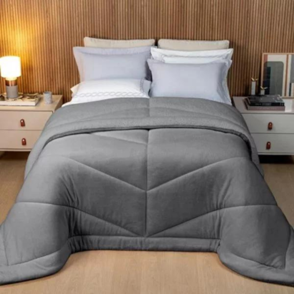 Coberdrom Casal Winter Colors Manta Fleece C/Sherpa Dupla Face Lavive - (Confira coreas disponíveis) Coberdrom Casal Winter Colors Manta Fleece C/Sherpa Dupla Face Lavive - (Confira coreas disponíveis)