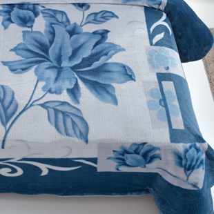 Cobertor Casal Kyor Plus 1,80 x 2,20m Jolitex -  Malbec Azul