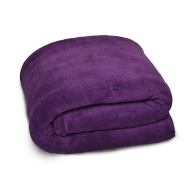 Cobertor de Microfibra Solteiro Home Design Corttex Liso