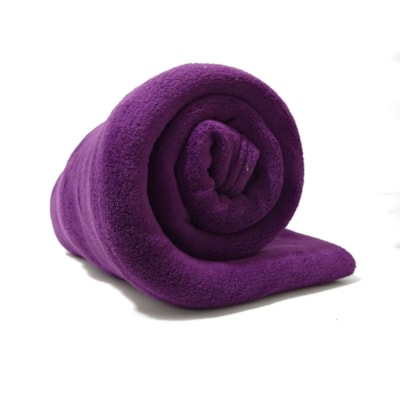 Cobertor de Microfibra Solteiro Home Design Corttex Liso