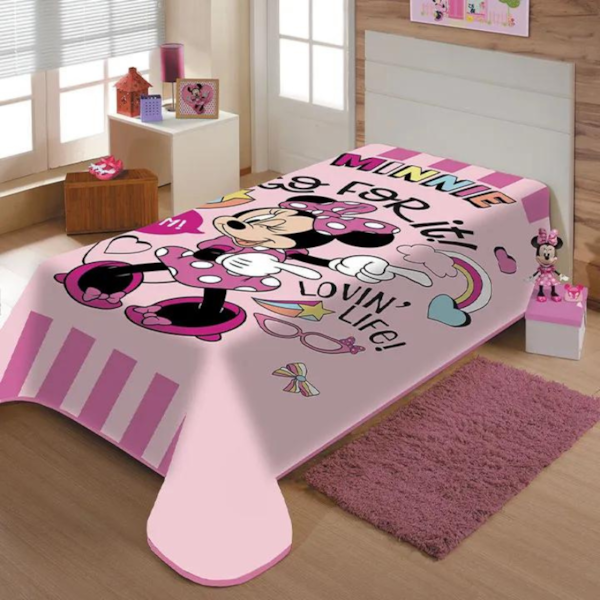 Cobertor Infantil Raschel Plus 1,50 X 2,00m Juvenil Disney Minnie Jolitex – Go For It Cobertor Infantil Raschel Plus 1,50 X 2,00m Juvenil Disney Minnie Jolitex – Go For It