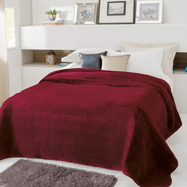 Cobertor King Kyor Plus Unicolor Jolitex - Vinho - King Cobertor King Kyor Plus Unicolor Jolitex - Vinho - King