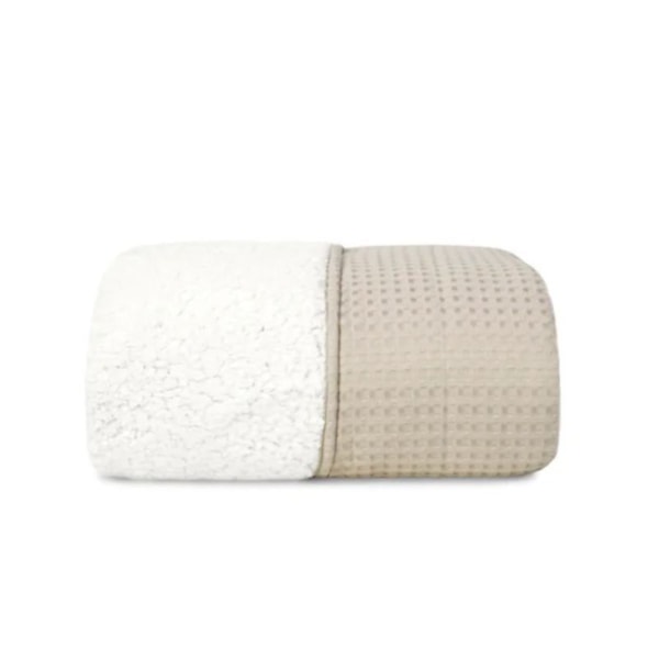 Cobertor Piquet/Sherpa Queen Dupla Face - Lavive (confira cores)