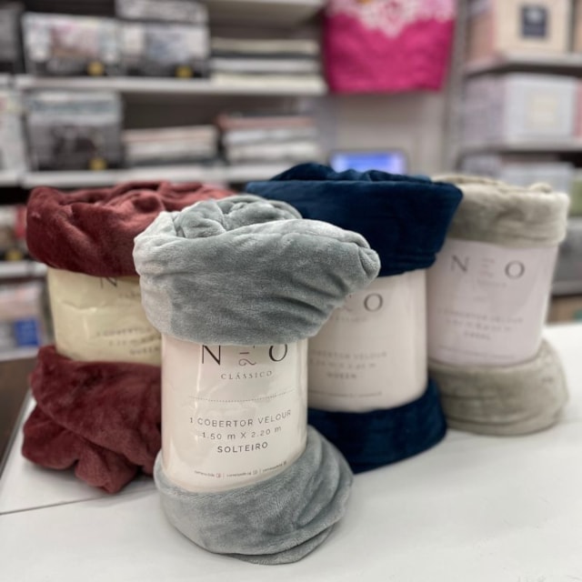Cobertor Queen Neo Clássico 300 Velour 2,20m x 2,40m - Camesa (confira cores)