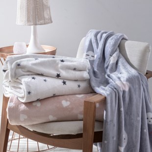 Cobertor Solteiro Blanket 300 Vintage 1,50m x 2,20m Kacyumara - Stars