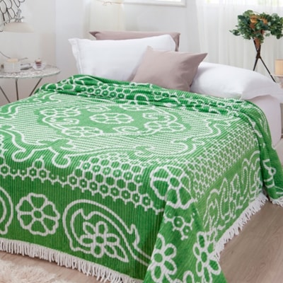 Colcha Chenille Jolitex Canelada Casal  Bruna