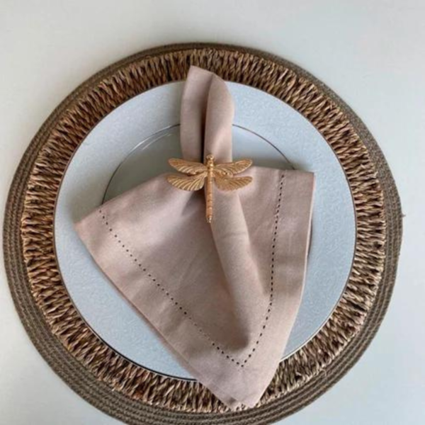 Conjunto 2 Guardanapos 40cm X 40cm Ponto Ajour - Royal Decor (confira cores disponíveis) Conjunto 2 Guardanapos 40cm X 40cm Ponto Ajour - Royal Decor (confira cores disponíveis)