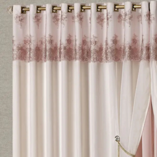 Cortina Glenda 3,00m x 2,50m Decorativa - (Confira cores disponíveis)
