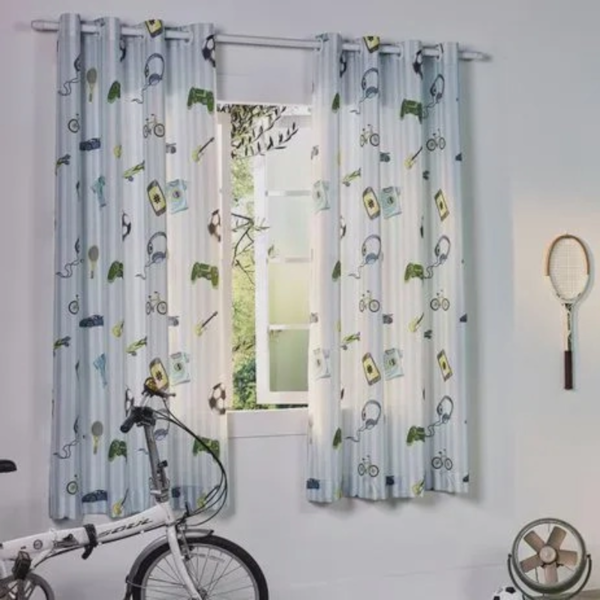 Cortina Infantil Estampada 1,80 x 2,80m Santista Kids - Boys Londres Cortina Infantil Estampada 1,80 x 2,80m Santista Kids - Boys Londres