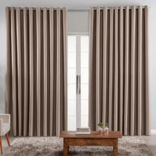 Cortina Superblack 100% Blackout 2,00m X 2,30m Gonçalves - Taupe