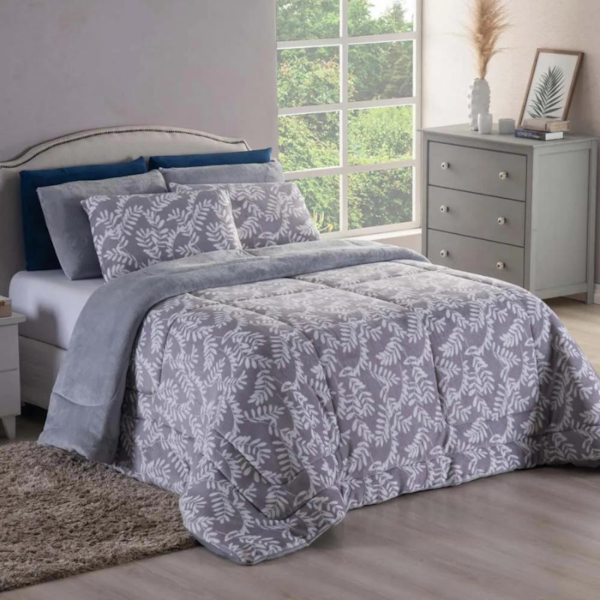 Edredom Casal Comfort Plush 2,20mx 2,40m Seven - Ramos Edredom Casal Comfort Plush 2,20mx 2,40m Seven - Ramos