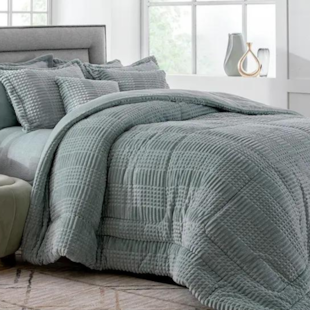 Edredom King Jacquard Supreme 2,40mx 2,80m Seven - Verde Talisma