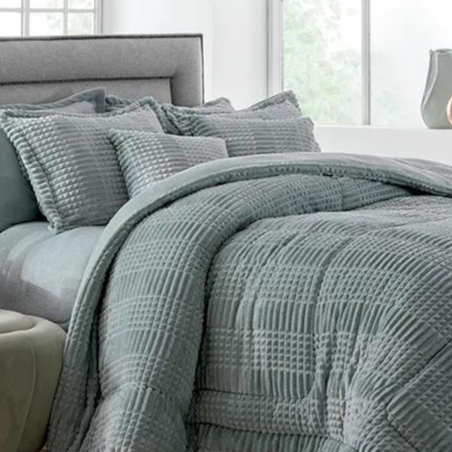 Edredom King Jacquard Supreme 2,40mx 2,80m Seven - Verde Talisma