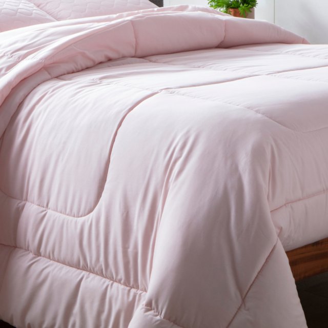 Edredom King Vida Bela Percal 200 Fios Kacyumara - Rose