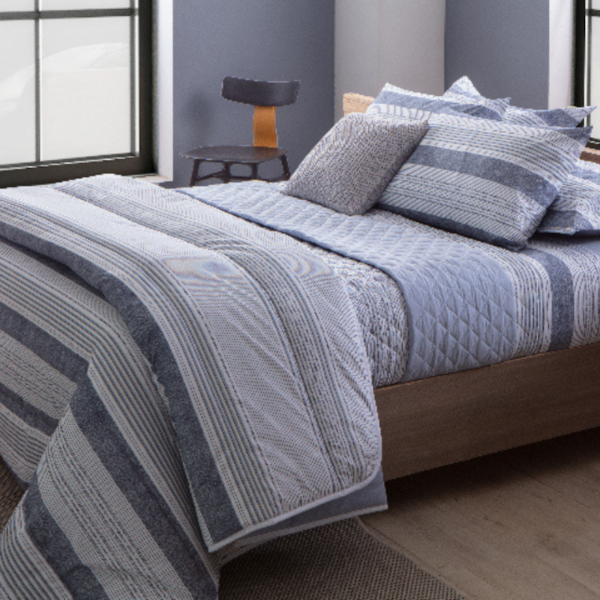 Edredom Queen 180 Fios Sonhare Prata 2,45m X 2,60m Sultan - Gales Edredom Queen 180 Fios Sonhare Prata 2,45m X 2,60m Sultan - Gales