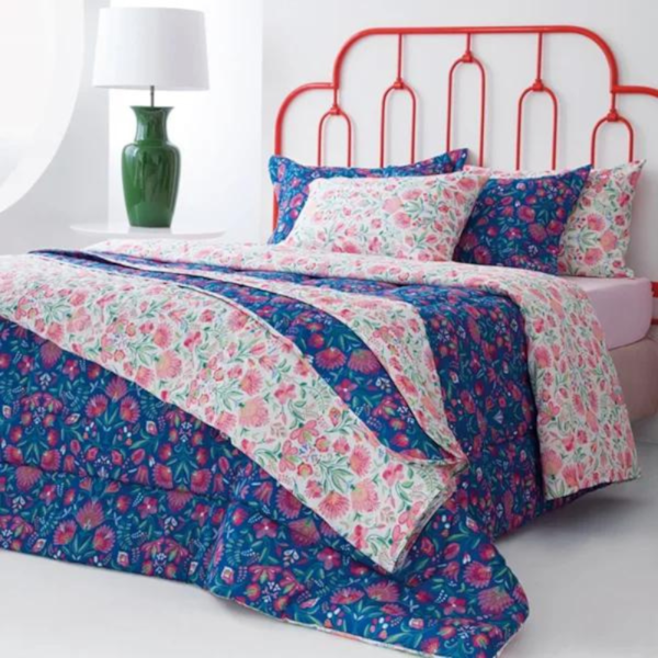 Edredom Queen Linha Basic Dupla Face 100% Algodão 2,40m x 2,50m Andreza - Lara Edredom Queen Linha Basic Dupla Face 100% Algodão 2,40m x 2,50m Andreza - Lara