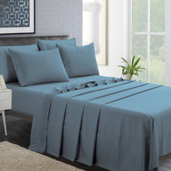 Jogo de Cama Casal 04 peças Bordado Inglês Lisa Seven - (Confira cores disponíveis) Jogo de Cama Casal 04 peças Bordado Inglês Lisa Seven - (Confira cores disponíveis)