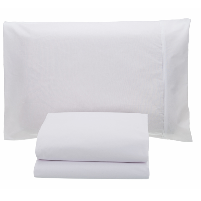 Jogo de Cama Casal Cedrus Percal 200 Fios 04 Peças Lander - Branco