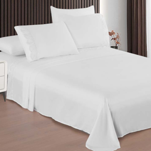 Jogo de Cama Casal Marquesa Camesa 04 Peças - Branco