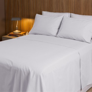 Jogo de Cama Comfort 200 Fios King 04 Peças Lavive - Branco