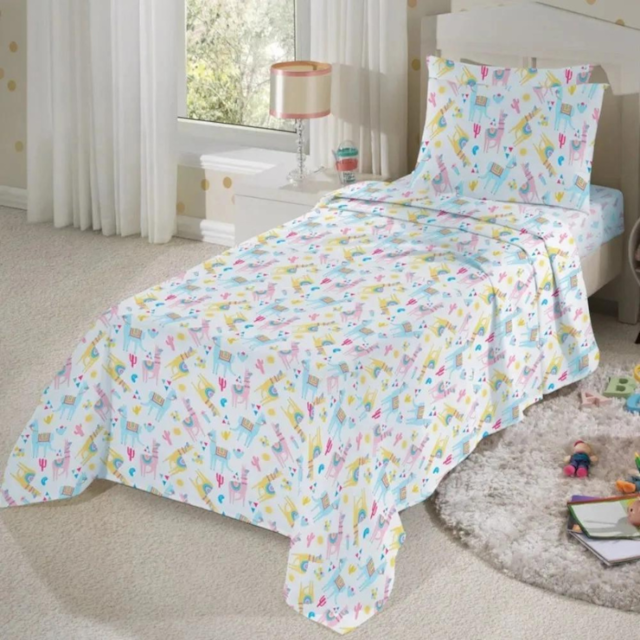 Jogo De Cama Infantil 03 Peças Estampado - Teka Kids (confira estampas disponíveis)