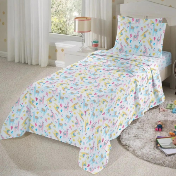 Jogo De Cama Infantil 03 Peças Estampado - Teka Kids (confira estampas disponíveis) Jogo De Cama Infantil 03 Peças Estampado - Teka Kids (confira estampas disponíveis)
