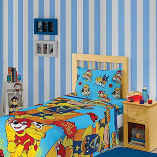 Jogo de Cama Infantil Microfibra 03 Peças Lepper - Patrulha Canina Aventura