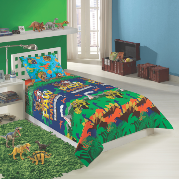 Jogo de Cama Infantil Microfibra 03 Peças Lepper - Patrulha Canina Selva Jogo de Cama Infantil Microfibra 03 Peças Lepper - Patrulha Canina Selva