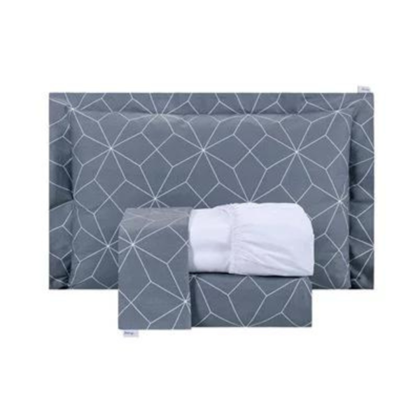Jogo de Cama King 04 Peças Ambience Stone Percal 200 Fios Juma - Cinza Jogo de Cama King 04 Peças Ambience Stone Percal 200 Fios Juma - Cinza