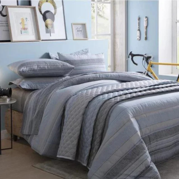 Jogo de Cama King 140 Fios Estampado Realce Premium Sultan - Breno Jogo de Cama King 140 Fios Estampado Realce Premium Sultan - Breno