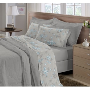 Jogo de Cama King 200 fios Buettner Estampado