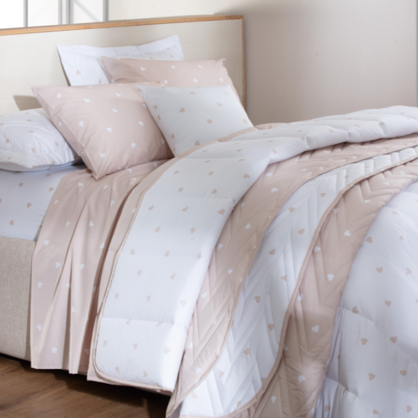 Jogo De Cama King Estampado Sonhare Prata 180 Fios Sultan - Coração (confira cores) Jogo De Cama King Estampado Sonhare Prata 180 Fios Sultan - Coração (confira cores)