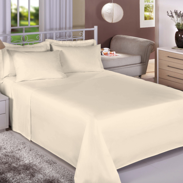 Jogo de Cama King Estamparia Premium Linea 180 Fios Liso 04 Peças - Nude Jogo de Cama King Estamparia Premium Linea 180 Fios Liso 04 Peças - Nude
