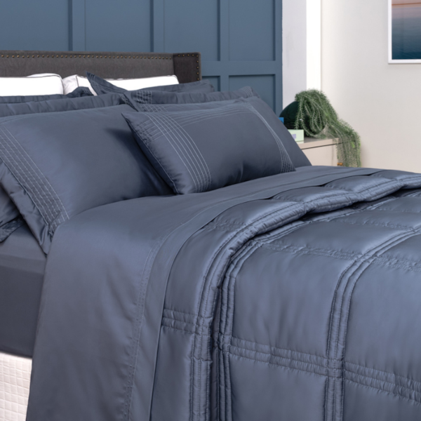 Jogo de Cama King Vienna 04 Peças Percal 400 Fios Lavive - (Confira cores disponíveis) Jogo de Cama King Vienna 04 Peças Percal 400 Fios Lavive - (Confira cores disponíveis)