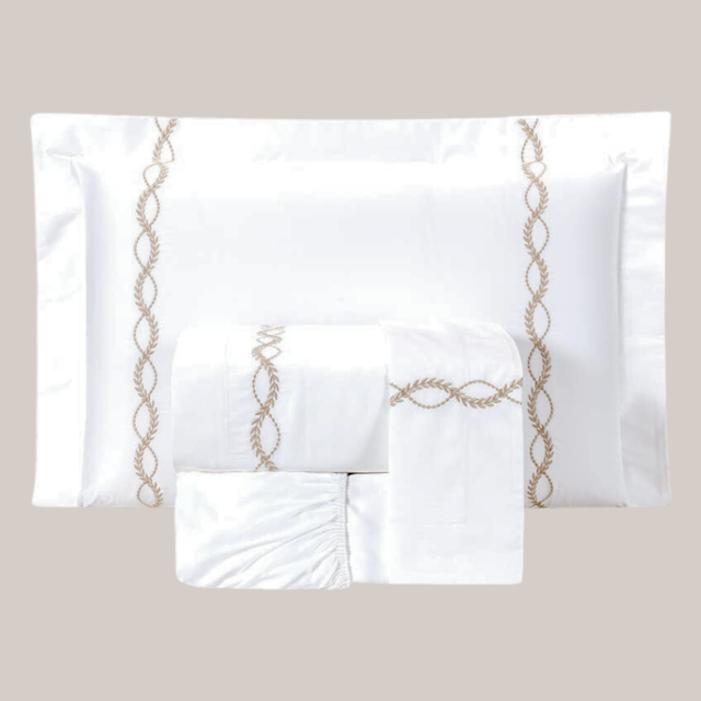 Jogo de Cama Luxury King Percal 400 fios acetinado 4 peças Juma - Gregory