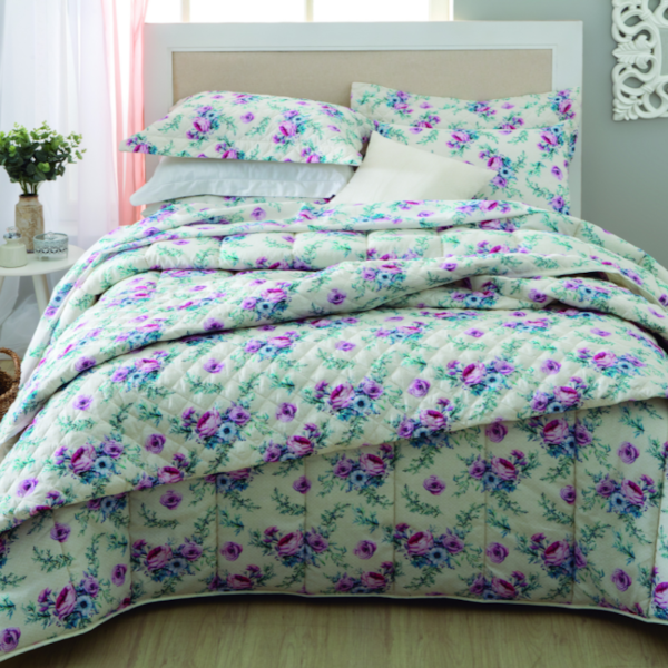Jogo de Cama Queen 140 Fios Estampado Realce Premium Sultan - Alana Jogo de Cama Queen 140 Fios Estampado Realce Premium Sultan - Alana
