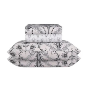 Jogo de Cama Queen 140 Fios Estampado Realce Premium Sultan - Alfie