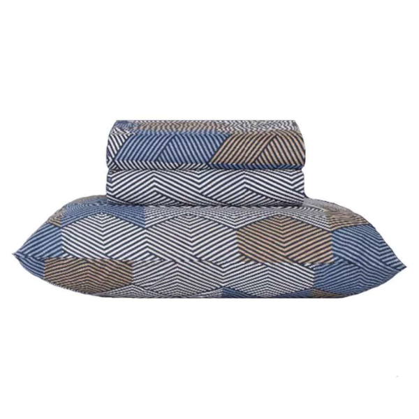 Jogo de Cama Queen 140 Fios Estampado Realce Premium Sultan – Bruce