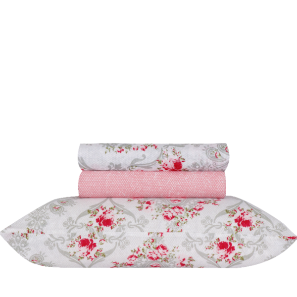 Jogo de Cama Queen 140 Fios Estampado Realce Premium Sultan – Tamara Jogo de Cama Queen 140 Fios Estampado Realce Premium Sultan – Tamara