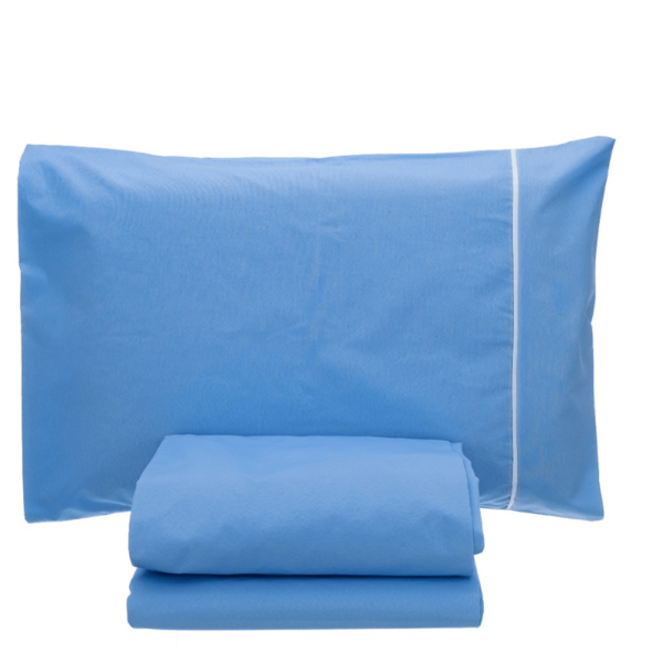 Jogo de Cama Queen Cedrus Percal 200 Fios 04 Peças Lander - Azul Jogo de Cama Queen Cedrus Percal 200 Fios 04 Peças Lander - Azul