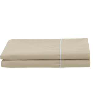 Jogo de Cama Queen Cedrus Percal 200 Fios 04 Peças Lander - Bege